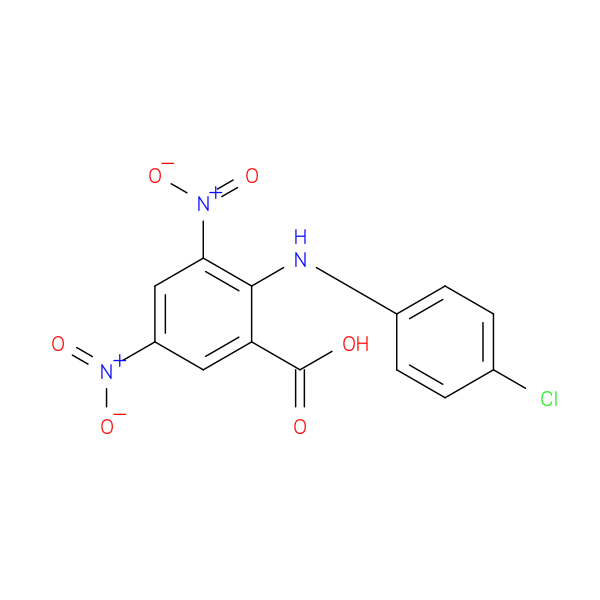 2-[(4-chlorophenyl)amino]-3,5-dinitrobenzoic acid
