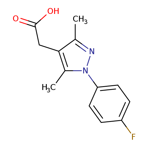 2-(1-(4-Fluorophenyl)-3,5-dimethyl-1H-pyrazol-4-yl)acetic acid