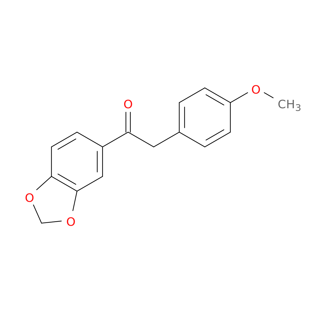 1-(1,3-dioxaindan-5-yl)-2-(4-methoxyphenyl)ethan-1-one