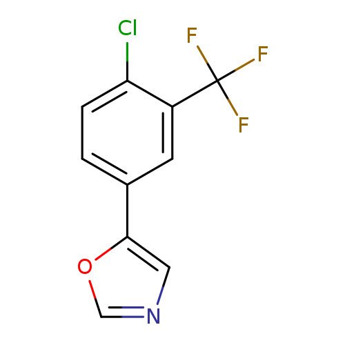 5-(4-chloro-3-(trifluoromethyl)phenyl)oxazole