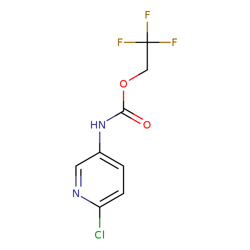 2,2,2-trifluoroethyl N-(6-chloropyridin-3-yl)carbamate