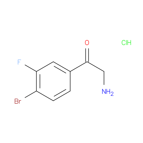 2-Amino-1-(4-bromo-3-fluorophenyl)ethanone hydrochloride
