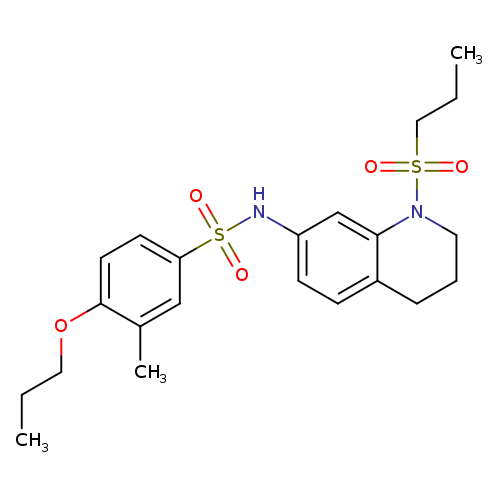 3-methyl-N-[1-(propane-1-sulfonyl)-1,2,3,4-tetrahydroquinolin-7-yl]-4-propoxybenzene-1-sulfonamide