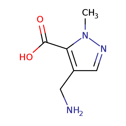 4-(aminomethyl)-1-methyl-1H-pyrazole-5-carboxylic acid