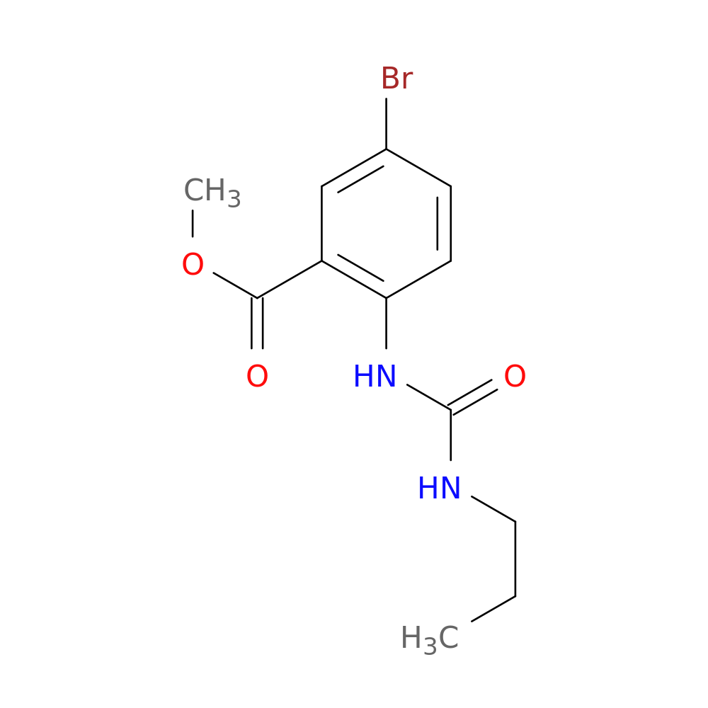 methyl 5-bromo-2-[(propylcarbamoyl)amino]benzoate