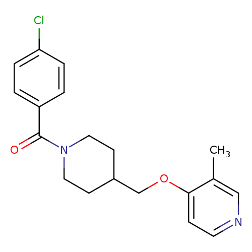 4-{[1-(4-chlorobenzoyl)piperidin-4-yl]methoxy}-3-methylpyridine