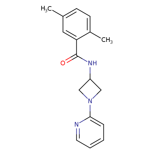 2,5-dimethyl-N-[1-(pyridin-2-yl)azetidin-3-yl]benzamide