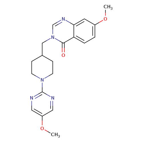 7-methoxy-3-{[1-(5-methoxypyrimidin-2-yl)piperidin-4-yl]methyl}-3,4-dihydroquinazolin-4-one