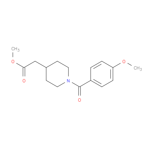 Methyl [1-(4-methoxybenzoyl)piperidin-4-yl]acetate