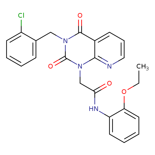 2-{3-[(2-chlorophenyl)methyl]-2,4-dioxo-1H,2H,3H,4H-pyrido[2,3-d]pyrimidin-1-yl}-N-(2-ethoxyphenyl)acetamide