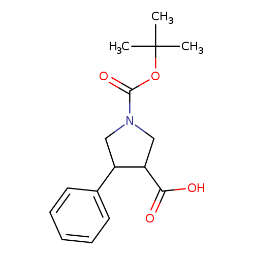 4-Phenyl-1,3-pyrrolidinedicarboxylic acid 1-(tert-butyl) ester
