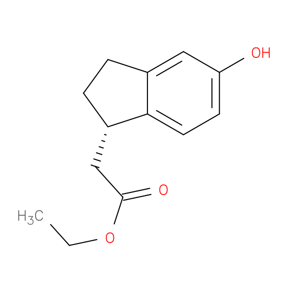 ethyl 2-[(1S)-5-hydroxy-2,3-dihydro-1H-inden-1-yl]acetate