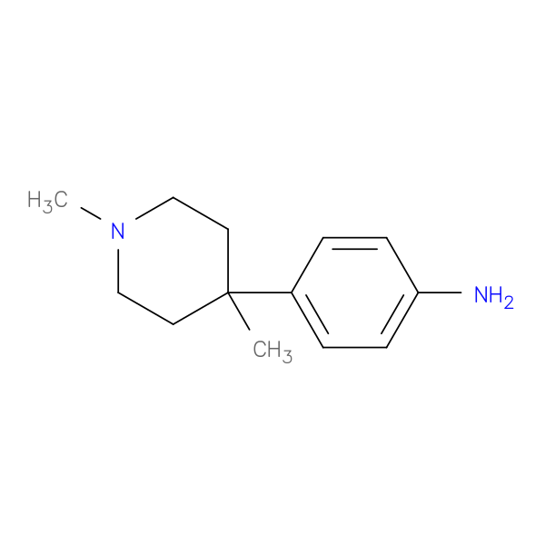 4-(1,4-Dimethylpiperidin-4-yl)aniline