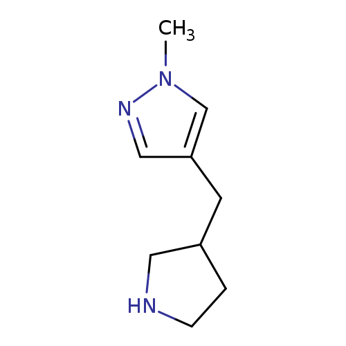 1-Methyl-4-(pyrrolidin-3-ylmethyl)-1h-pyrazole