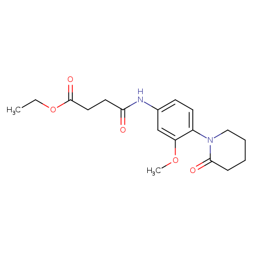 ethyl 3-{[3-methoxy-4-(2-oxopiperidin-1-yl)phenyl]carbamoyl}propanoate