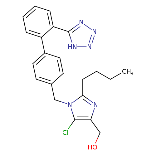 [2-butyl-5-chloro-1-({4-[2-(1h-1,2,3,4-tetrazol-5-yl)phenyl]phenyl}methyl)-1h-imidazol-4-yl]methanol