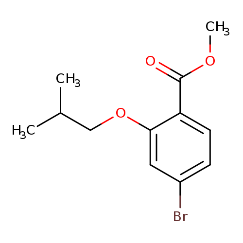 methyl 4-bromo-2-(2-methylpropoxy)benzoate