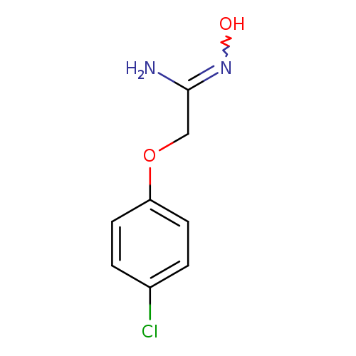 2-(4-CHLOROPHENOXY)-1-(HYDROXYIMINO)ETHYLAMINE
