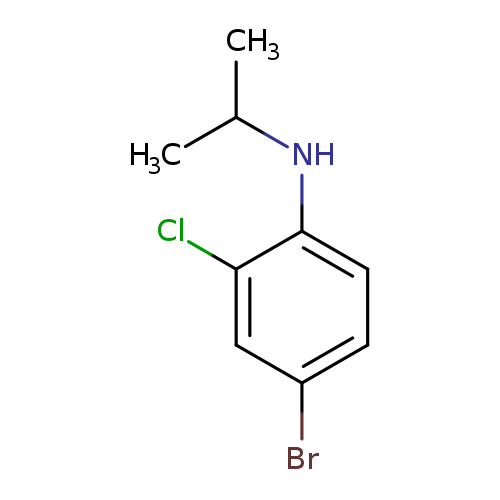 4-Bromo-2-chloro-n-(propan-2-yl)aniline
