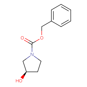 1-Pyrrolidinecarboxylic acid, 3-hydroxy-, phenylmethyl ester, (3R)-