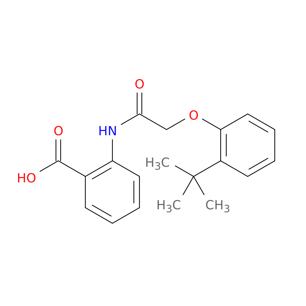 2-{[(2-tert-butylphenoxy)acetyl]amino}benzoic acid