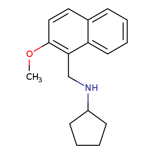 N-[(2-Methoxynaphthalen-1-yl)methyl]cyclopentanamine