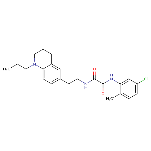 N'-(5-chloro-2-methylphenyl)-N-[2-(1-propyl-1,2,3,4-tetrahydroquinolin-6-yl)ethyl]ethanediamide