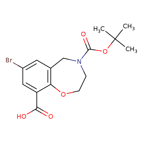 7-bromo-4-[(tert-butoxy)carbonyl]-2,3,4,5-tetrahydro-1,4-benzoxazepine-9-carboxylic acid
