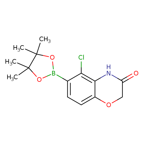 2H-1,4-BENZOXAZIN-3(4H)-ONE, 5-CHLORO-6-(4,4,5,5-TETRAMETHYL-1,3,2-DIOXAB+