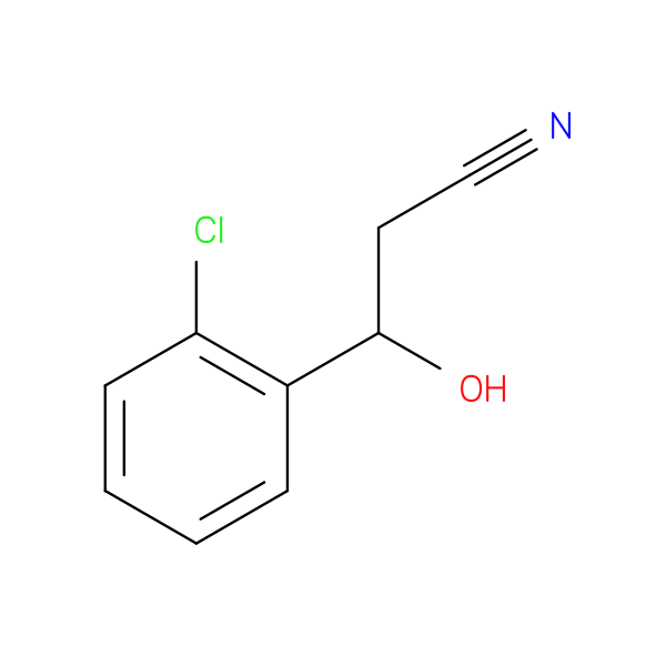 3-(2-chlorophenyl)-3-hydroxypropanenitrile