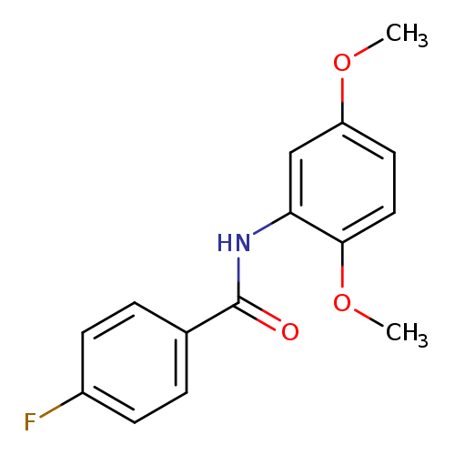 Benzamide, N-(2,5-dimethoxyphenyl)-4-fluoro-