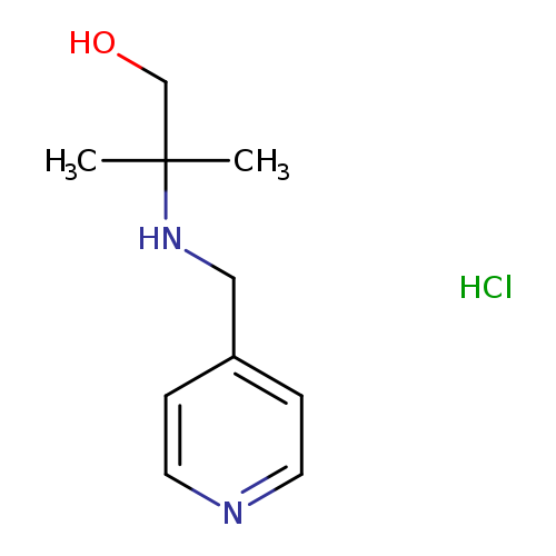2-methyl-2-[(4-pyridinylmethyl)amino]-1-propanol hydrochloride