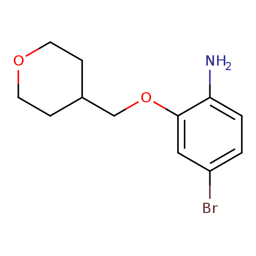 4-Bromo-2-(oxan-4-ylmethoxy)aniline