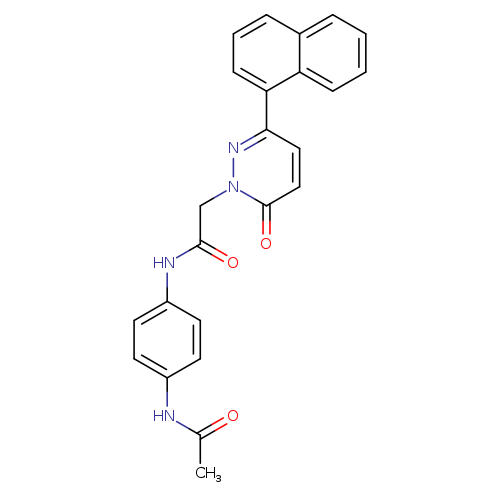 N-(4-acetamidophenyl)-2-[3-(naphthalen-1-yl)-6-oxo-1,6-dihydropyridazin-1-yl]acetamide