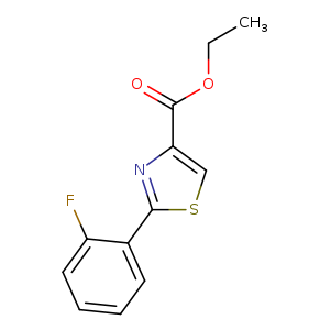 Ethyl 2-(2-fluorophenyl)-1,3-thiazole-4-carboxylate