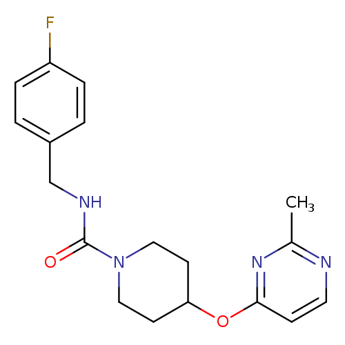 N-[(4-fluorophenyl)methyl]-4-[(2-methylpyrimidin-4-yl)oxy]piperidine-1-carboxamide