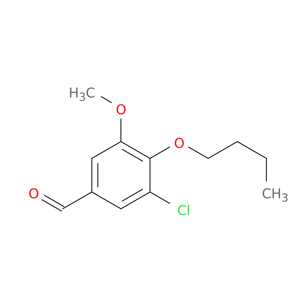 4-Butoxy-3-chloro-5-methoxybenzaldehyde