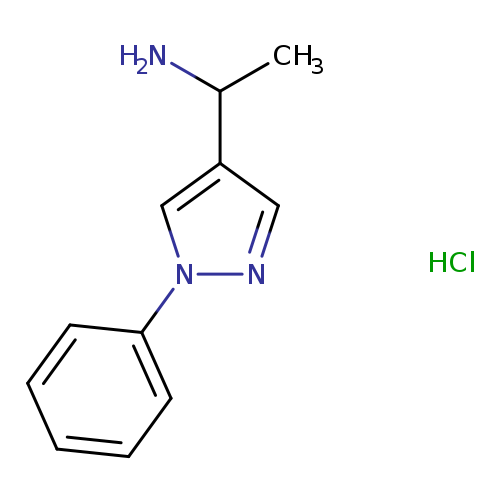 1-(1-phenyl-1H-pyrazol-4-yl)ethan-1-amine hydrochloride