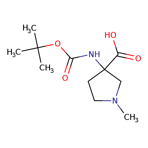3-{[(tert-butoxy)carbonyl]amino}-1-methylpyrrolidine-3-carboxylic acid