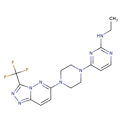 N-ethyl-4-{4-[3-(trifluoromethyl)-[1,2,4]triazolo[4,3-b]pyridazin-6-yl]piperazin-1-yl}pyrimidin-2-amine