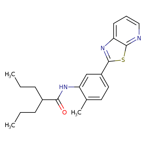 N-(2-methyl-5-{[1,3]thiazolo[5,4-b]pyridin-2-yl}phenyl)-2-propylpentanamide
