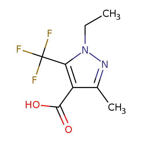 1-ethyl-3-methyl-5-(trifluoromethyl)-1H-pyrazole-4-carboxylic acid