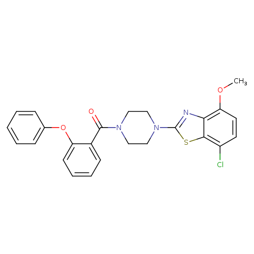 7-chloro-4-methoxy-2-[4-(2-phenoxybenzoyl)piperazin-1-yl]-1,3-benzothiazole