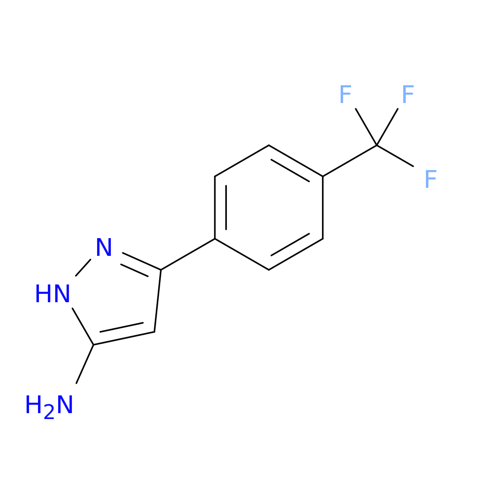 5-[4-(trifluoromethyl)phenyl]-1H-pyrazol-3-amine