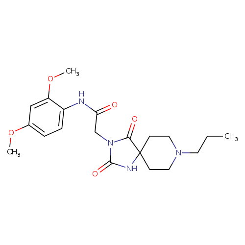 N-(2,4-dimethoxyphenyl)-2-{2,4-dioxo-8-propyl-1,3,8-triazaspiro[4.5]decan-3-yl}acetamide