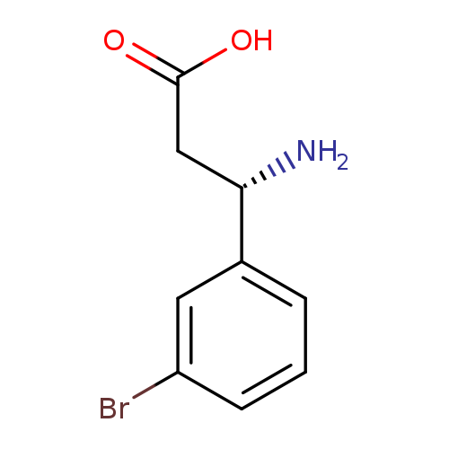 Benzenepropanoic acid, β-amino-3-bromo-, (βS)-