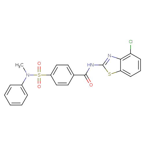 N-(4-chloro-1,3-benzothiazol-2-yl)-4-[methyl(phenyl)sulfamoyl]benzamide