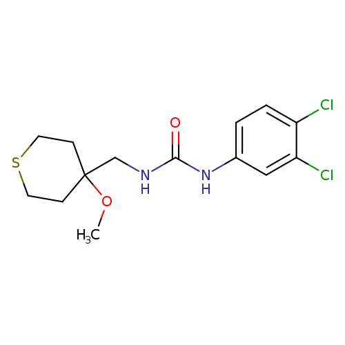 3-(3,4-dichlorophenyl)-1-[(4-methoxythian-4-yl)methyl]urea