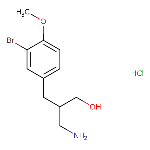 3-amino-2-[(3-bromo-4-methoxyphenyl)methyl]propan-1-ol hydrochloride
