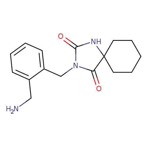 3-{[2-(aminomethyl)phenyl]methyl}-1,3-diazaspiro[4.5]decane-2,4-dione